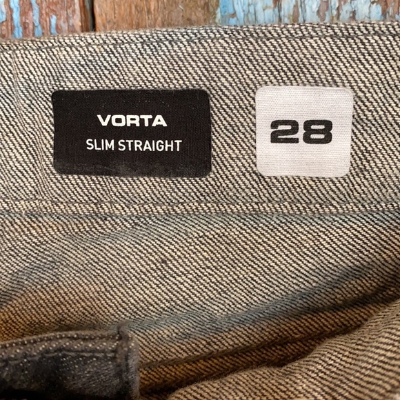 Volcom Vorta Slim Straight Grey Jeans Size 28 - Picture 3 of 8
